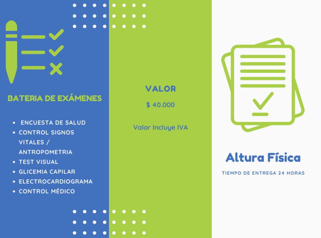 examenes preocupacionales