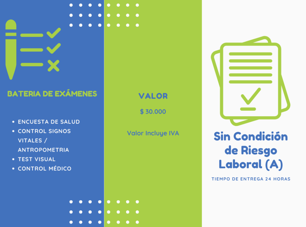 examenes preocupacionales
